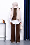 Brown Shirt Triple Knitwear Set - 4