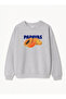 Unisex Oversize Fit Sweatshirt Papayas Printed – Crew Neck, 3 Thread Fleece