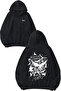 Uchiha Itachi Naruto 6 Design Back Printed Black Hooded Sweatshirt