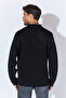 Double-Sided Zippered Two-Color Cardigan - Black |   Mew515230-01 - 5