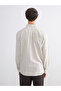 Ozmarka New Season Regular Fit Long Sleeve Striped Men's Shirt - 4