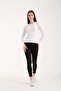 Women's Openwork Knitwear Blouse – Wide Neckline, Long Sleeves, Comfortable and Durable 3014 - 5