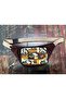 Ethnic Authentic Cat Kitty Patterned Daily Travel Waist Bag Multi-Pocket Water Resistant Waterproof