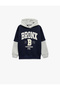 Printed Şardonlu Long Sleeve Oversize Hooded Sweatshirt - 3