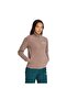 Women's Brown Jacket W Mt Ess Fz Fl Jm3112 - 4