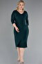 Capri Sleeve Midi Glitter Plus Size Party Dress Abk39922