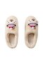 Plush Women's House Slippers with Bear Figure (W5) - 6