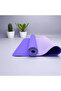 Eco-Friendly TPE Yoga Mat – 6mm Thick, Non-Slip, Durable, Sweat-Proof & Portable – Purple - 2