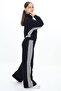 Girl's 100% Cotton Oversize Bottom & Top Long Sleeve Tracksuit Set-183 - 2