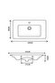 Etajerli Lavabo Dritto 45x65 - 5