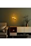 Modern Led Sconce Bright Gold, Ambience Single Wall Led Lighting 3000K Yellow Light Likma-13511 - 4