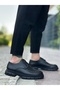 Black Lace-Up Lightweight High Black Sole Tarrz Casual Men's Shoes Tge230387