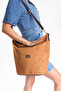 Women's Suede Soft Shoulder Handle Crossbody Bag - 3