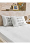 Rmz Gi̇yi̇m Farkiyla Letter Printed Pillowcase Set of 2 50X70 cm