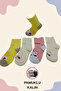 4 Pairs of Children's Cute Cartoon Patterned Towel Socks - 3