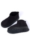 Women's Short Boots – Casual Winter Comfortable Boots with Fur and Suede Look - 6
