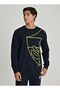 Fenerbahçe Men's Tribün Laser Printed All over Print Sweat - 6