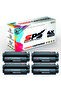 SPS Compatible Toner Cartridges for HP | Q2624A 24A | 4x Black | 2,500 Pages