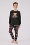 Family Pajama Set Combination, with Teddy Bears, Women'S, Men'S, and Children's Pajamas Sold Separately - 2