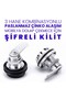 Stainless Zinc Alloy Keyless Combination Furniture Cabinet Drawer Lock - 5