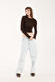 Finger-Inserted Long Sleeve Body - Long Sleeve Body with Cycling Neck Lycra - 3