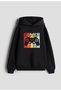 Gamer Game Printed Women Men Kids Black Hooded Sweatshirt Hoodie