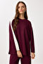 Contrast Color Modal Top and Bottom Set Lby0011 Mürdüm - 3