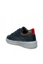 Dark Blue Memory Foam Sole Daily Lace-Up Men's Sneaker Shoes - 3