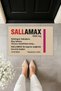 Modern Digital Printing Doormat - Fun Humor Sallamax Door Front Mat 70X45Cm