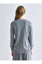 Crew Neck Self Patterned Women's Knitwear Cardigan - 6