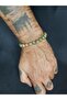Unakite Stone Style Bracelet in Green and Brown Tones Unisex - 3