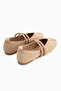 Gwen Beige Women's Ballerinas with Rubber Detail - 5