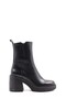 Black Genuine Leather Zippered Thermo Sole Quality Heeled Women's Boots Tg09217192610651113 - 4