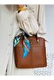Miami Polo Clup Tan 5-Compartment Women's Scarf Accessory Hand and Shoulder Strap Bag - 2