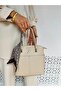 Mink 5-Compartment Women's Scarf Bag with Accessories and Hand and Shoulder Straps - 8