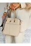 Mink 5-Compartment Women's Scarf Bag with Accessories and Hand and Shoulder Straps - 7