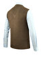 Men's V-Neck Mink Sweater Knitwear Solid Color Steel Knit Classic Fit - 5200H - 4