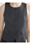 Xside Anthracite Crew Neck Women's Vest - 2