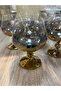 Esterhomedecor 6-Piece Coffee Side Glass 250ml Gold - 4