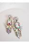 Evening Dress Zircon Stone Earrings 7 cm - 2