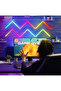 إضاءة حائط ذكية محيطة RGB LED Light مع جهاز تحكم عن بعد Tuya APP ومزامنة الموسيقى وإضاءة ليلية للتلفزيون وغرفة النوم