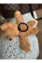 3-in-1 Luxury Cute Plush Hugging Teddy Bear Buckle Magnetic Snap Wristband Bag Ornament Hair Accessory - 2