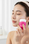 Facial Cleansing Brush Handleless Silicone Set of 2 Deep Cleansing - 4
