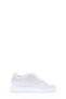 White Genuine Leather Light Sole Lace-Up Men's Casual Shoes Tg094011311187 - 4