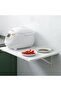 Wall-Mounted Folding Table & Desk – White Finish 80×40 cm Space-Saving Design - 3