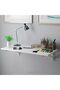 Wall-Mounted Folding Table & Desk – Black Finish 120x60 cm Space-Saving Design