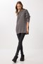 Oversize Hair Braided Knitwear Sweater Lnx0013 Smoked - 4