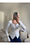 Accessory Blouse with Flared Sleeves - White - 6