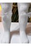 Baby Girl Children's Pantyhose Cotton Stoned Bowknot Scented White - 5