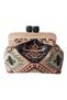 Wooden Scholar Authentic 3 Patterned Chain Strap Women's Hand Shoulder Bag Clutch - 4